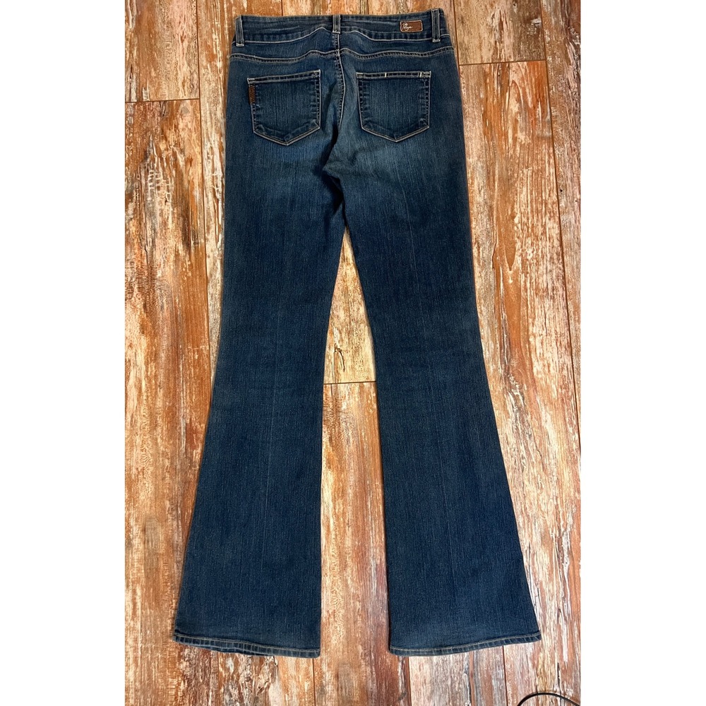 Paige Hidden Hills Bootcut Jeans Women's 29 Dark Wash Mid Rise Stretch Denim - Picture 3 of 13